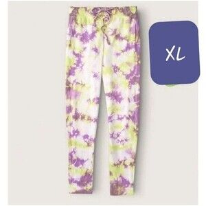 VS PINK joggers leggings tie dye new campus xl